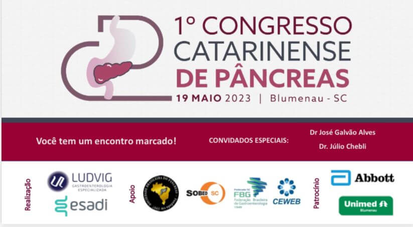 Primeiro Congresso Catarinense de Pâncreas.