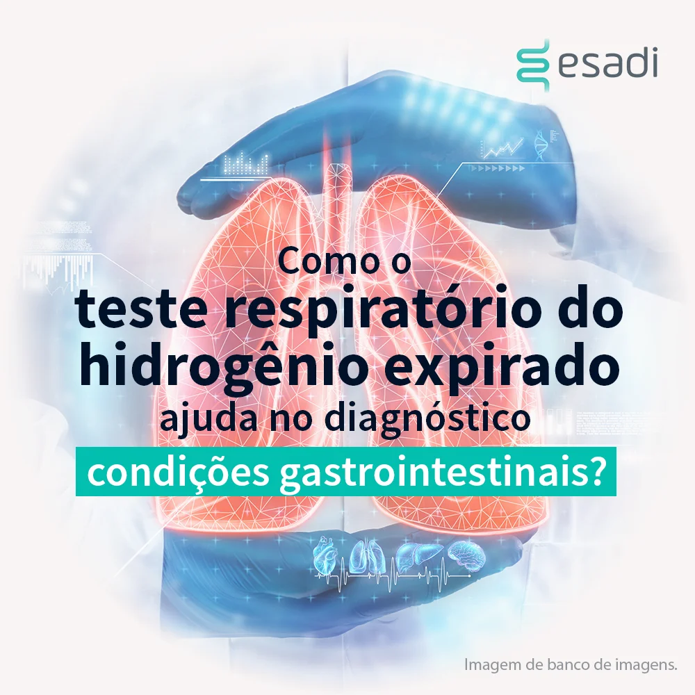 Como o teste respiratório do hidrogênio expirado ajuda no diagnóstico de doenças gastrointestinais?