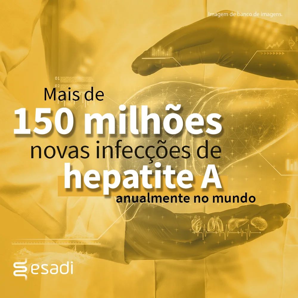 Hepatite A - Mais de 150 milhões novas infecções anuais no mundo